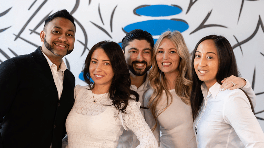 Raj Suppiah Physio owner with staff